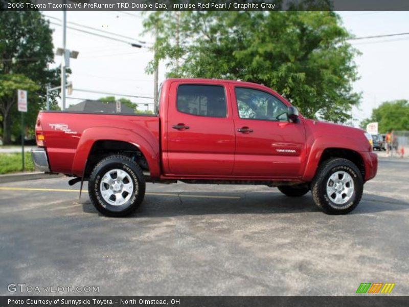 Impulse Red Pearl / Graphite Gray 2006 Toyota Tacoma V6 PreRunner TRD Double Cab