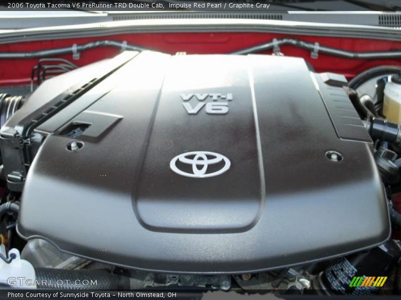 Impulse Red Pearl / Graphite Gray 2006 Toyota Tacoma V6 PreRunner TRD Double Cab