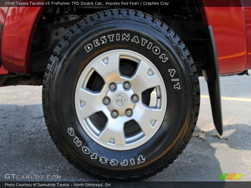 Impulse Red Pearl / Graphite Gray 2006 Toyota Tacoma V6 PreRunner TRD Double Cab