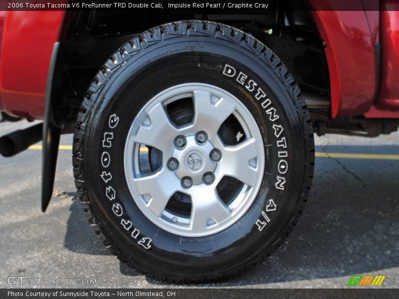 Impulse Red Pearl / Graphite Gray 2006 Toyota Tacoma V6 PreRunner TRD Double Cab