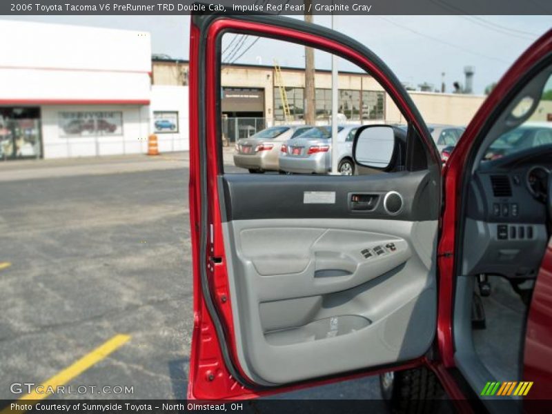 Impulse Red Pearl / Graphite Gray 2006 Toyota Tacoma V6 PreRunner TRD Double Cab