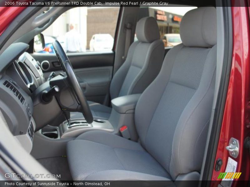 Impulse Red Pearl / Graphite Gray 2006 Toyota Tacoma V6 PreRunner TRD Double Cab