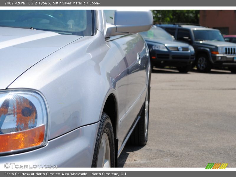 Satin Silver Metallic / Ebony 2002 Acura TL 3.2 Type S