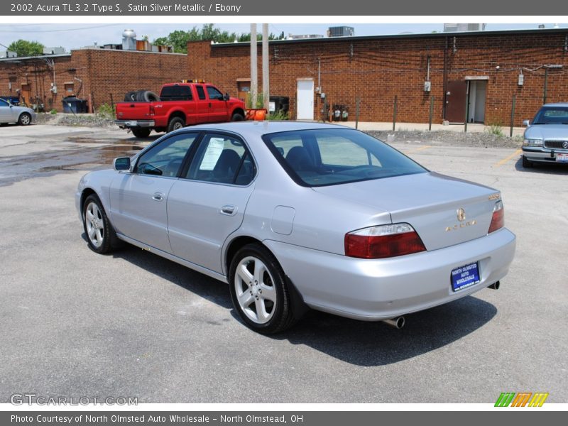 Satin Silver Metallic / Ebony 2002 Acura TL 3.2 Type S