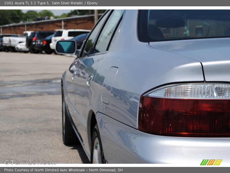 Satin Silver Metallic / Ebony 2002 Acura TL 3.2 Type S