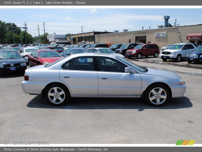 Satin Silver Metallic / Ebony 2002 Acura TL 3.2 Type S