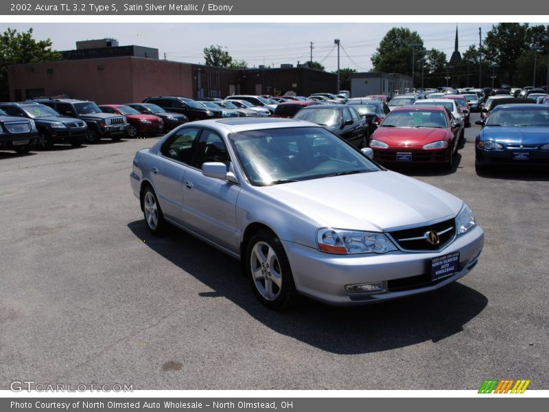 Satin Silver Metallic / Ebony 2002 Acura TL 3.2 Type S