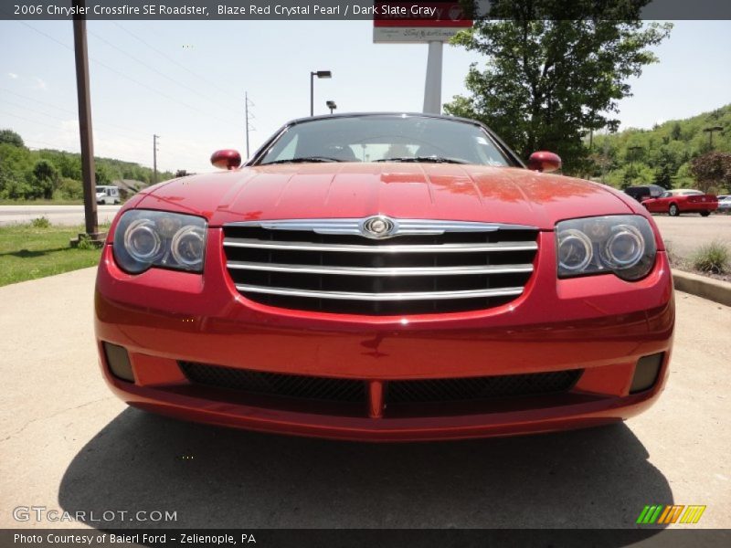 Blaze Red Crystal Pearl / Dark Slate Gray 2006 Chrysler Crossfire SE Roadster