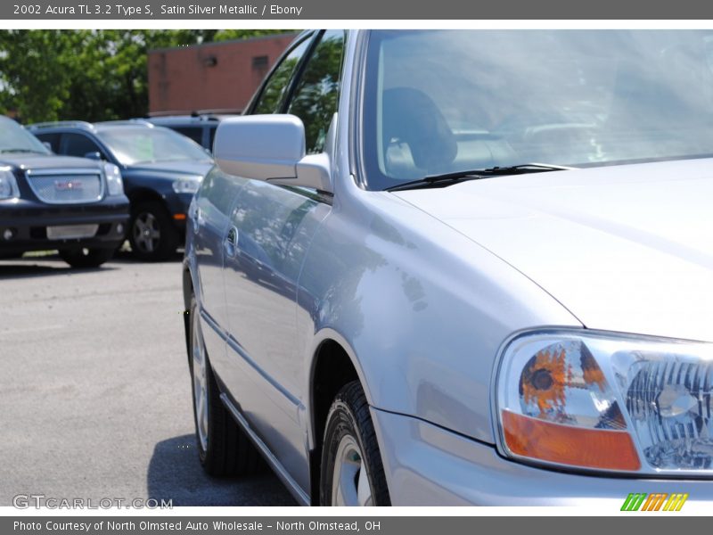 Satin Silver Metallic / Ebony 2002 Acura TL 3.2 Type S