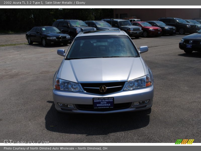 Satin Silver Metallic / Ebony 2002 Acura TL 3.2 Type S