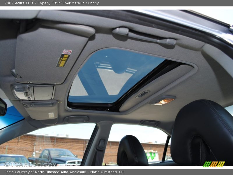 Satin Silver Metallic / Ebony 2002 Acura TL 3.2 Type S