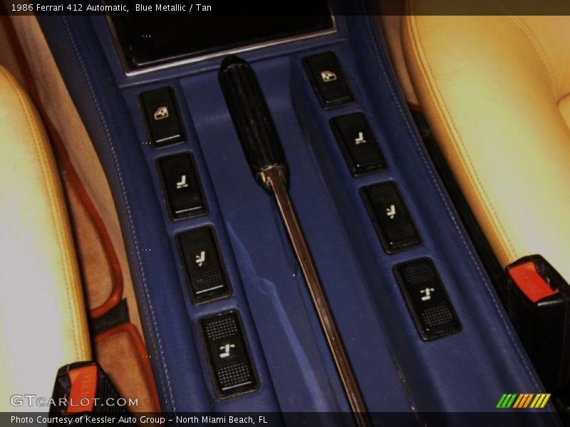Blue Metallic / Tan 1986 Ferrari 412 Automatic