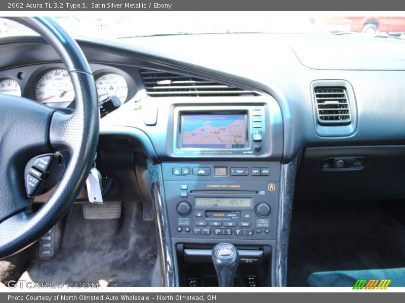 Satin Silver Metallic / Ebony 2002 Acura TL 3.2 Type S