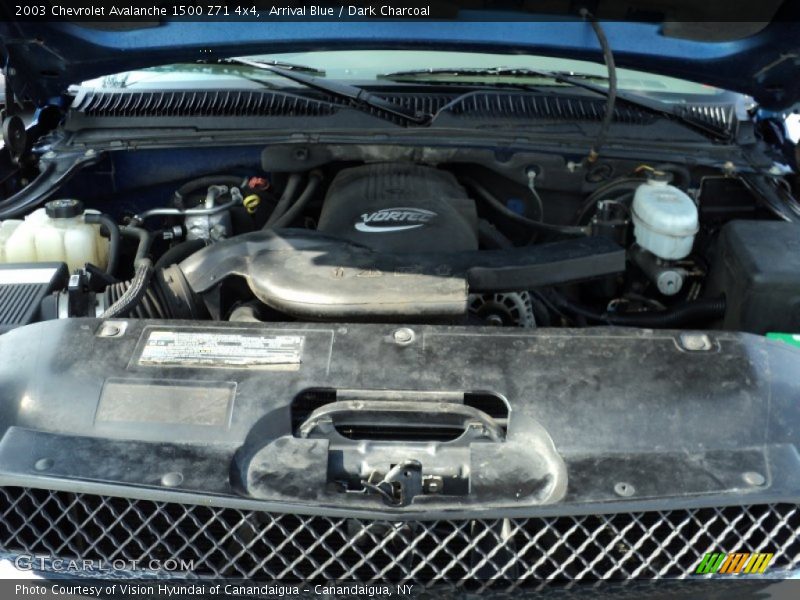 Arrival Blue / Dark Charcoal 2003 Chevrolet Avalanche 1500 Z71 4x4