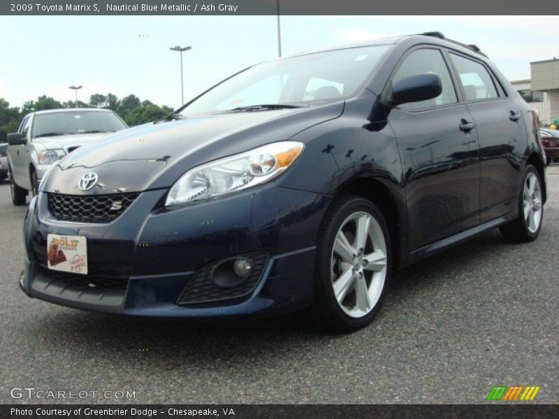 Nautical Blue Metallic / Ash Gray 2009 Toyota Matrix S