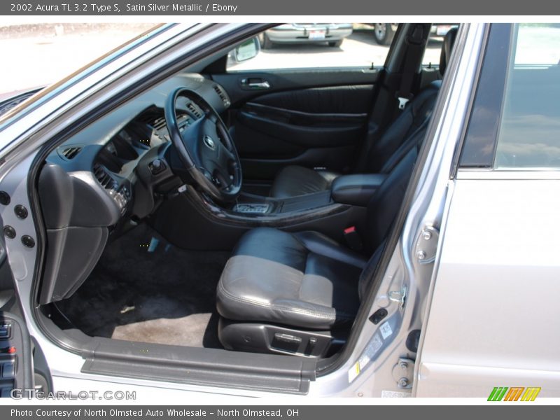 Satin Silver Metallic / Ebony 2002 Acura TL 3.2 Type S