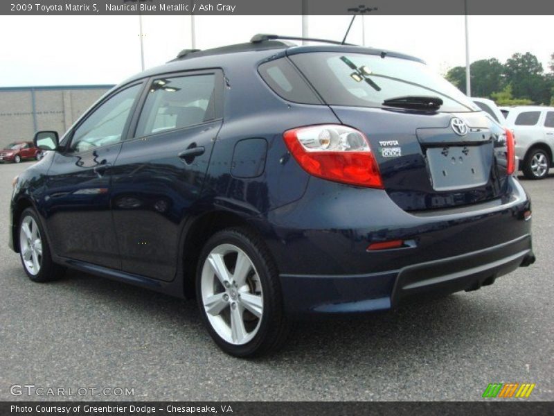 Nautical Blue Metallic / Ash Gray 2009 Toyota Matrix S