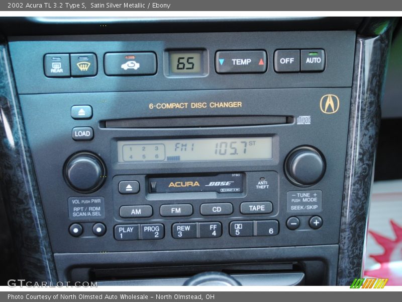 Controls of 2002 TL 3.2 Type S