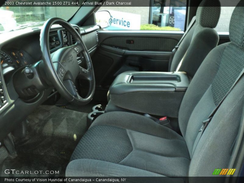 Arrival Blue / Dark Charcoal 2003 Chevrolet Avalanche 1500 Z71 4x4