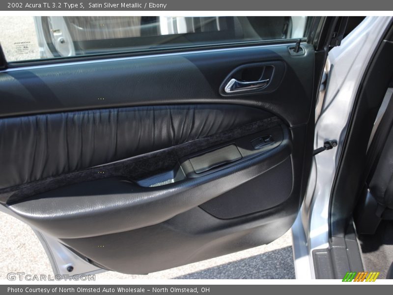 Satin Silver Metallic / Ebony 2002 Acura TL 3.2 Type S