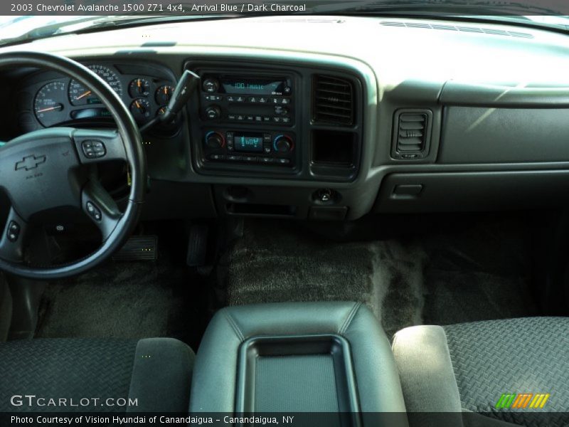 Arrival Blue / Dark Charcoal 2003 Chevrolet Avalanche 1500 Z71 4x4