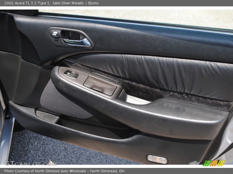 Satin Silver Metallic / Ebony 2002 Acura TL 3.2 Type S