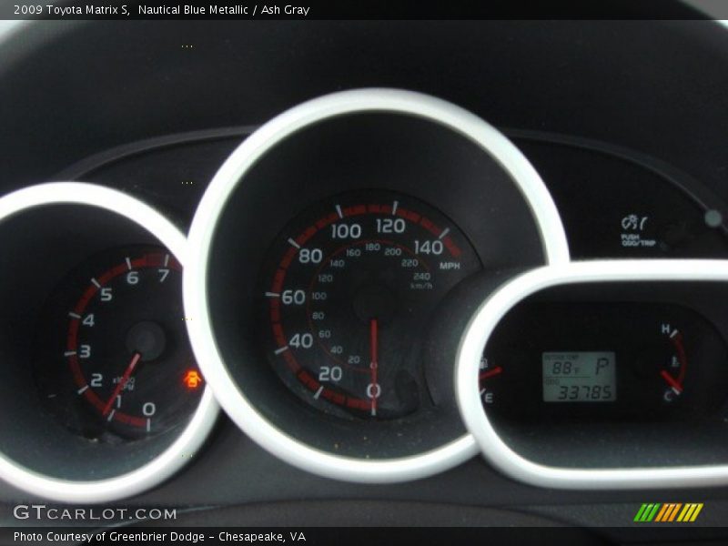 Nautical Blue Metallic / Ash Gray 2009 Toyota Matrix S