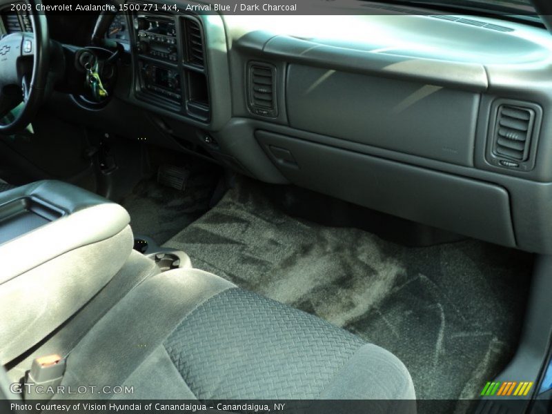 Arrival Blue / Dark Charcoal 2003 Chevrolet Avalanche 1500 Z71 4x4