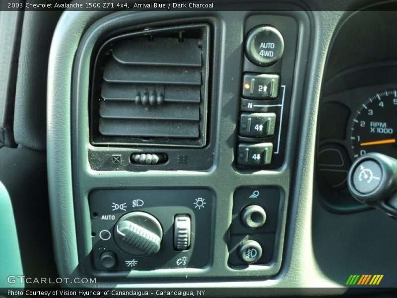 Arrival Blue / Dark Charcoal 2003 Chevrolet Avalanche 1500 Z71 4x4