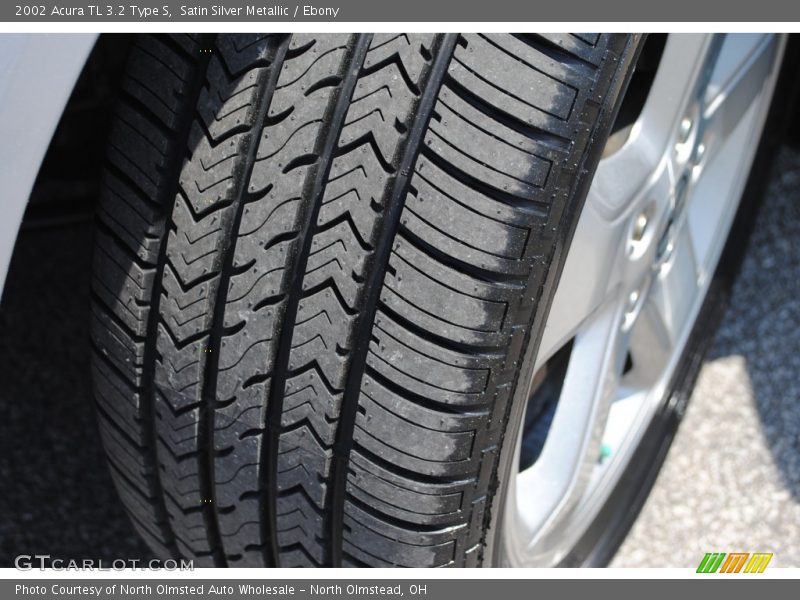 Satin Silver Metallic / Ebony 2002 Acura TL 3.2 Type S