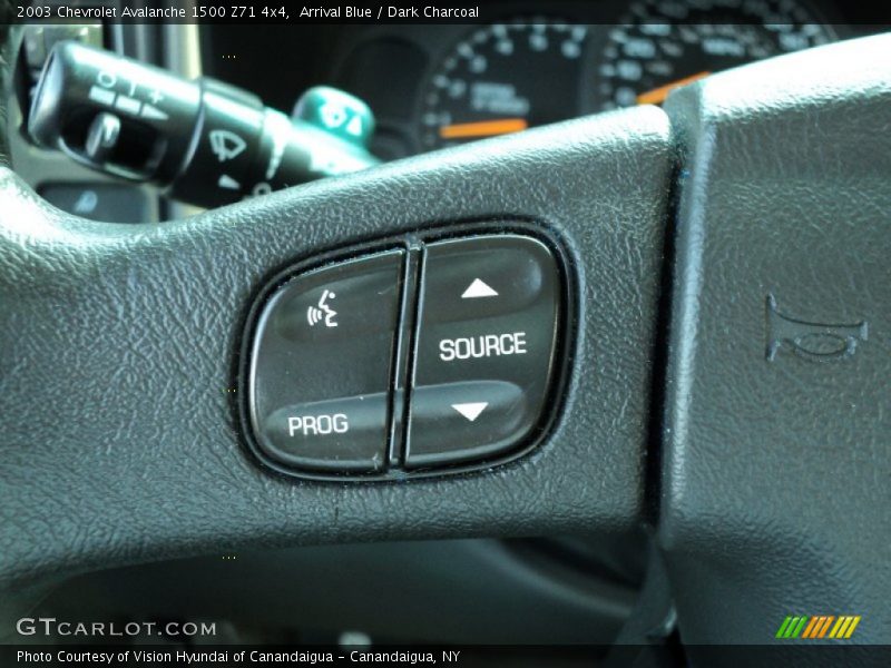Arrival Blue / Dark Charcoal 2003 Chevrolet Avalanche 1500 Z71 4x4
