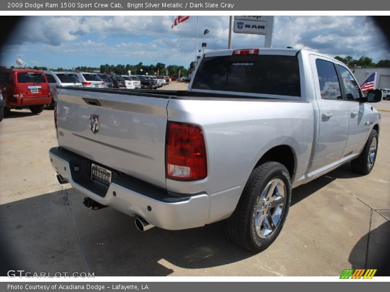 Bright Silver Metallic / Dark Slate Gray 2009 Dodge Ram 1500 Sport Crew Cab