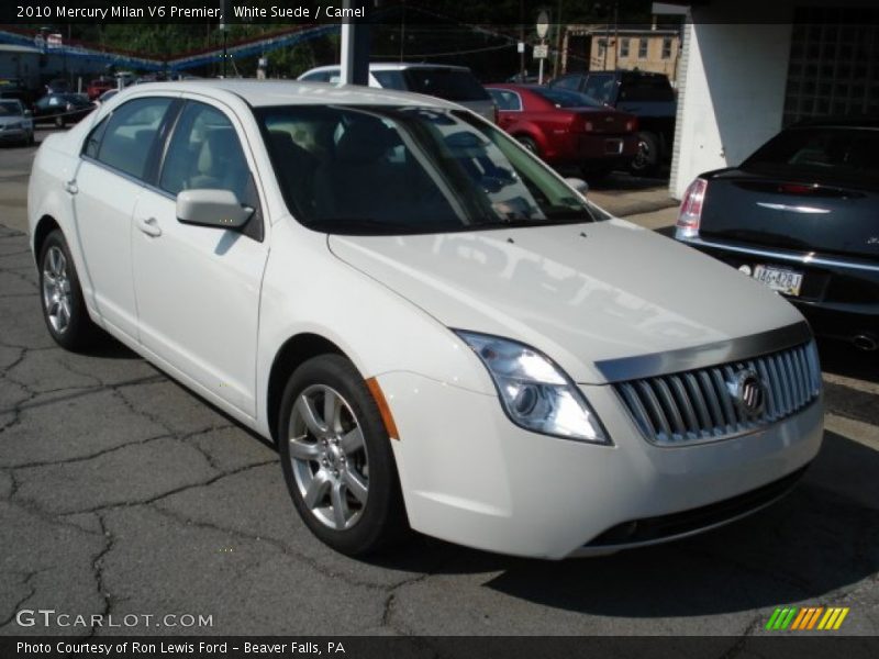 White Suede / Camel 2010 Mercury Milan V6 Premier