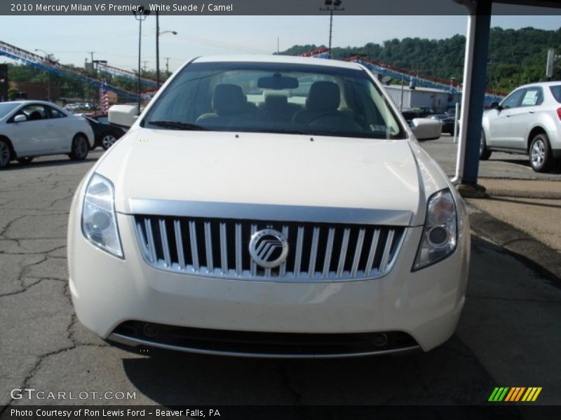 White Suede / Camel 2010 Mercury Milan V6 Premier