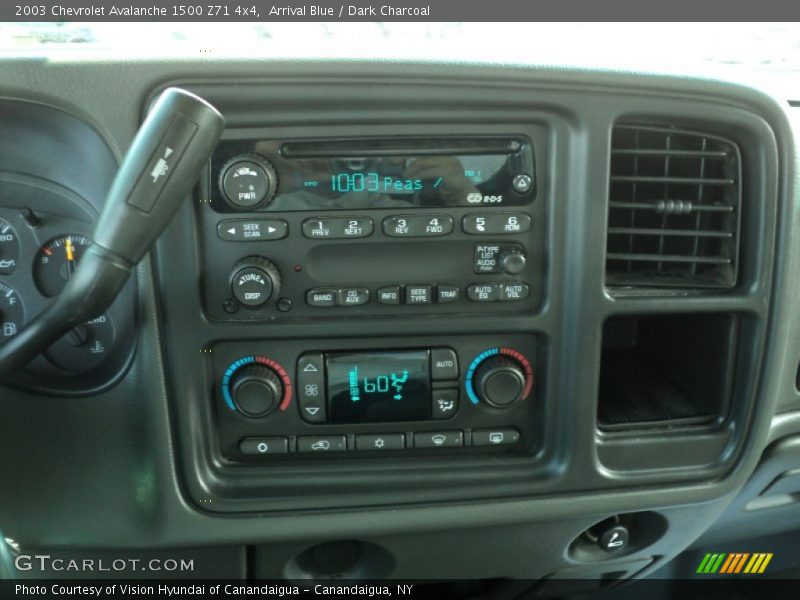 Arrival Blue / Dark Charcoal 2003 Chevrolet Avalanche 1500 Z71 4x4