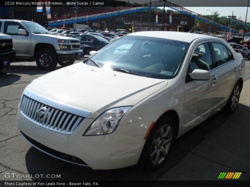 White Suede / Camel 2010 Mercury Milan V6 Premier