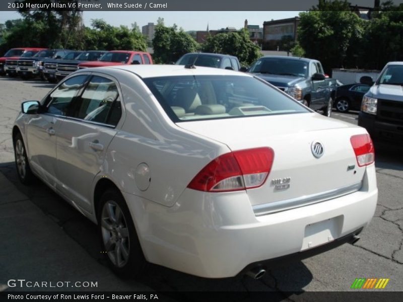 White Suede / Camel 2010 Mercury Milan V6 Premier