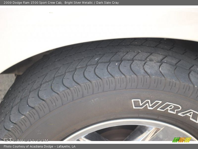 Bright Silver Metallic / Dark Slate Gray 2009 Dodge Ram 1500 Sport Crew Cab