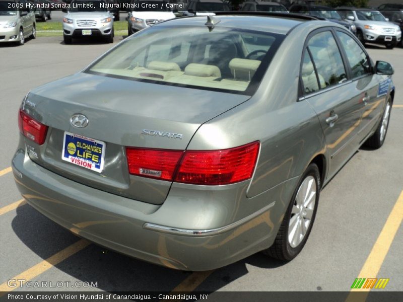 Natural Khaki Green / Camel 2009 Hyundai Sonata Limited