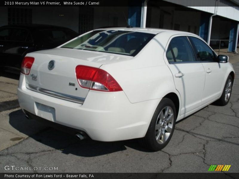 White Suede / Camel 2010 Mercury Milan V6 Premier
