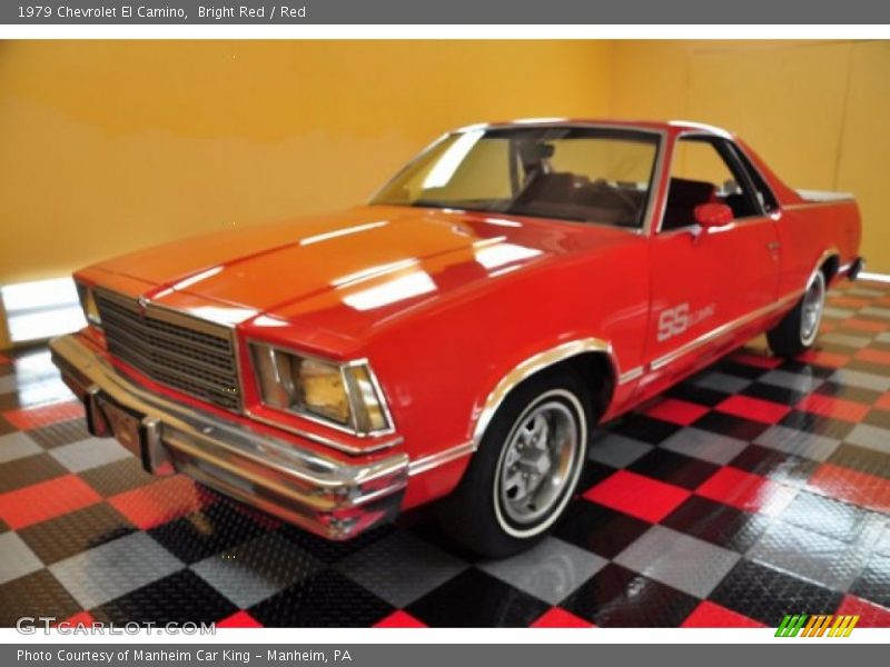 Bright Red / Red 1979 Chevrolet El Camino