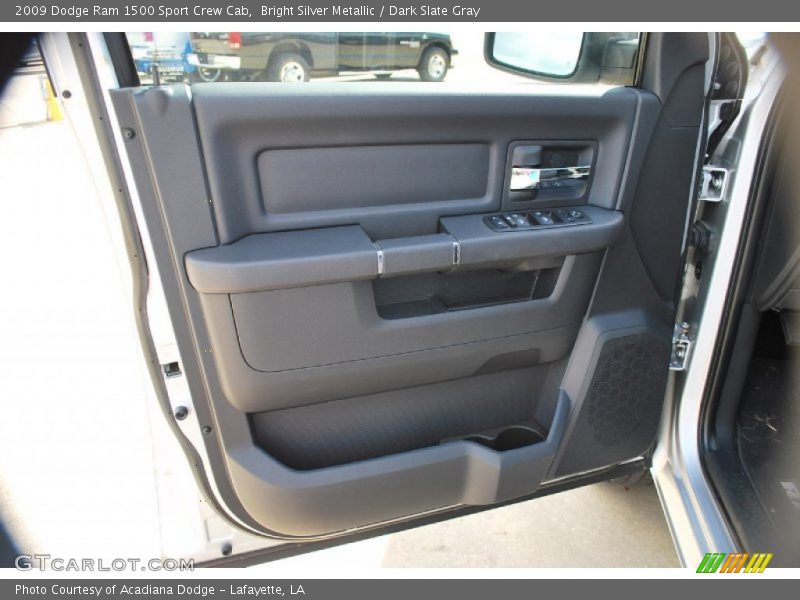 Bright Silver Metallic / Dark Slate Gray 2009 Dodge Ram 1500 Sport Crew Cab