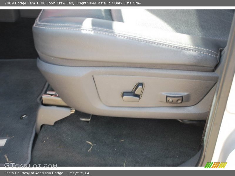 Bright Silver Metallic / Dark Slate Gray 2009 Dodge Ram 1500 Sport Crew Cab