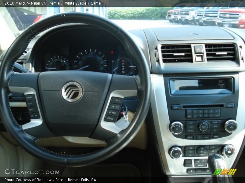 White Suede / Camel 2010 Mercury Milan V6 Premier