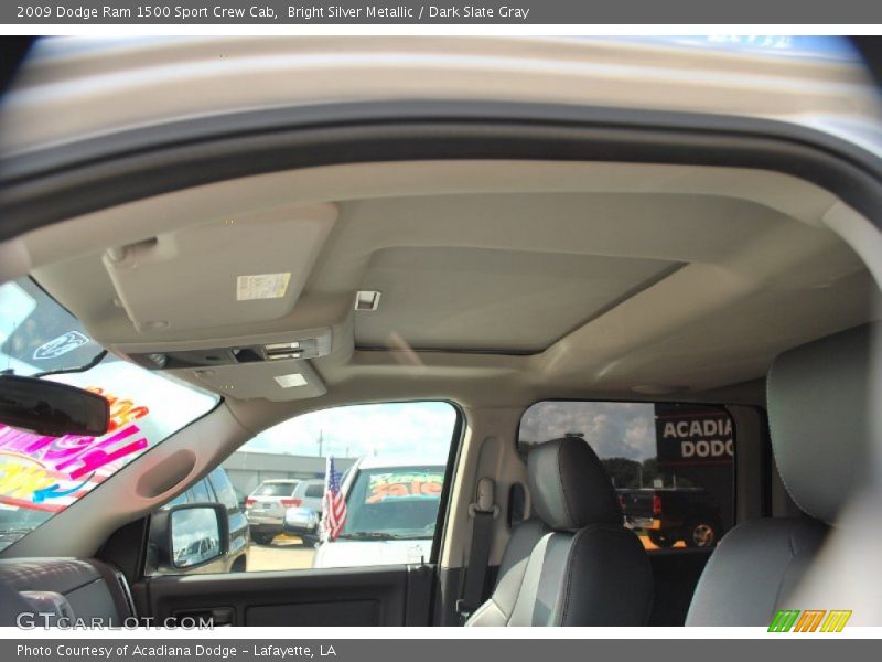 Bright Silver Metallic / Dark Slate Gray 2009 Dodge Ram 1500 Sport Crew Cab