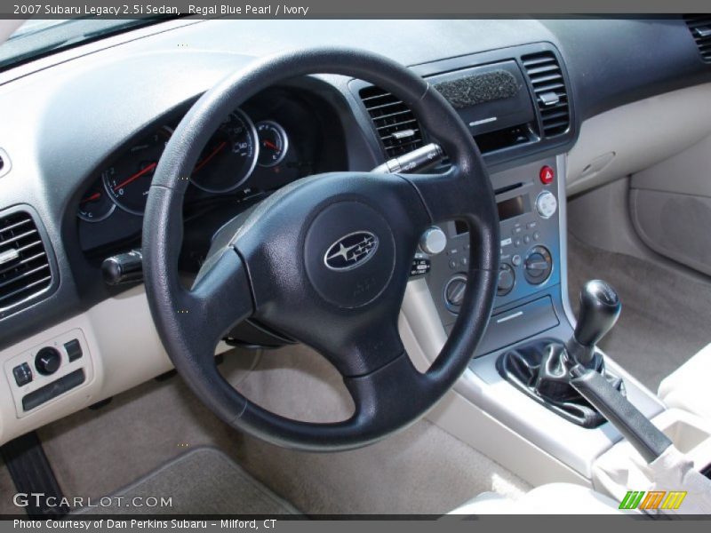 Regal Blue Pearl / Ivory 2007 Subaru Legacy 2.5i Sedan