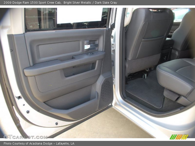 Bright Silver Metallic / Dark Slate Gray 2009 Dodge Ram 1500 Sport Crew Cab
