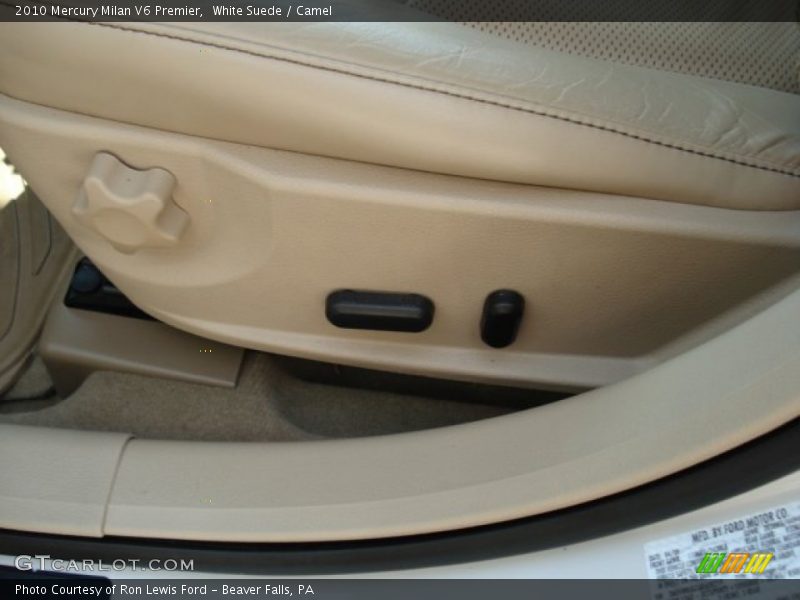 White Suede / Camel 2010 Mercury Milan V6 Premier