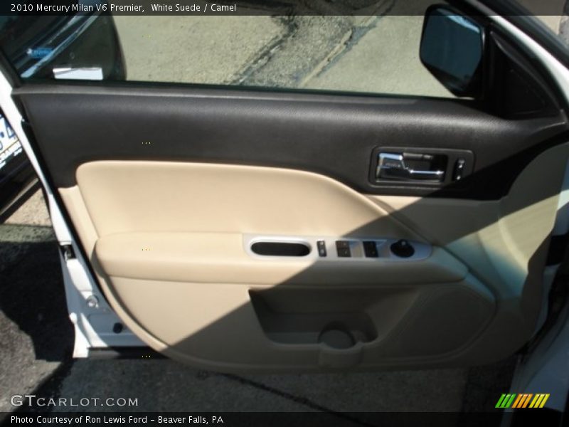 White Suede / Camel 2010 Mercury Milan V6 Premier