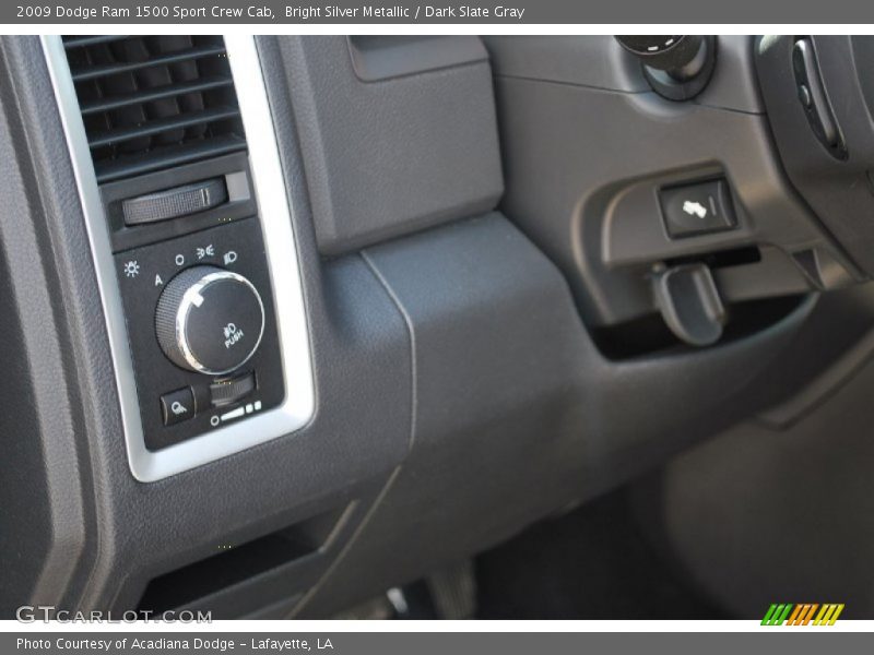 Bright Silver Metallic / Dark Slate Gray 2009 Dodge Ram 1500 Sport Crew Cab